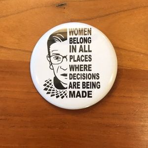 *free with purchase* RBG statement pin! 👩‍⚖️